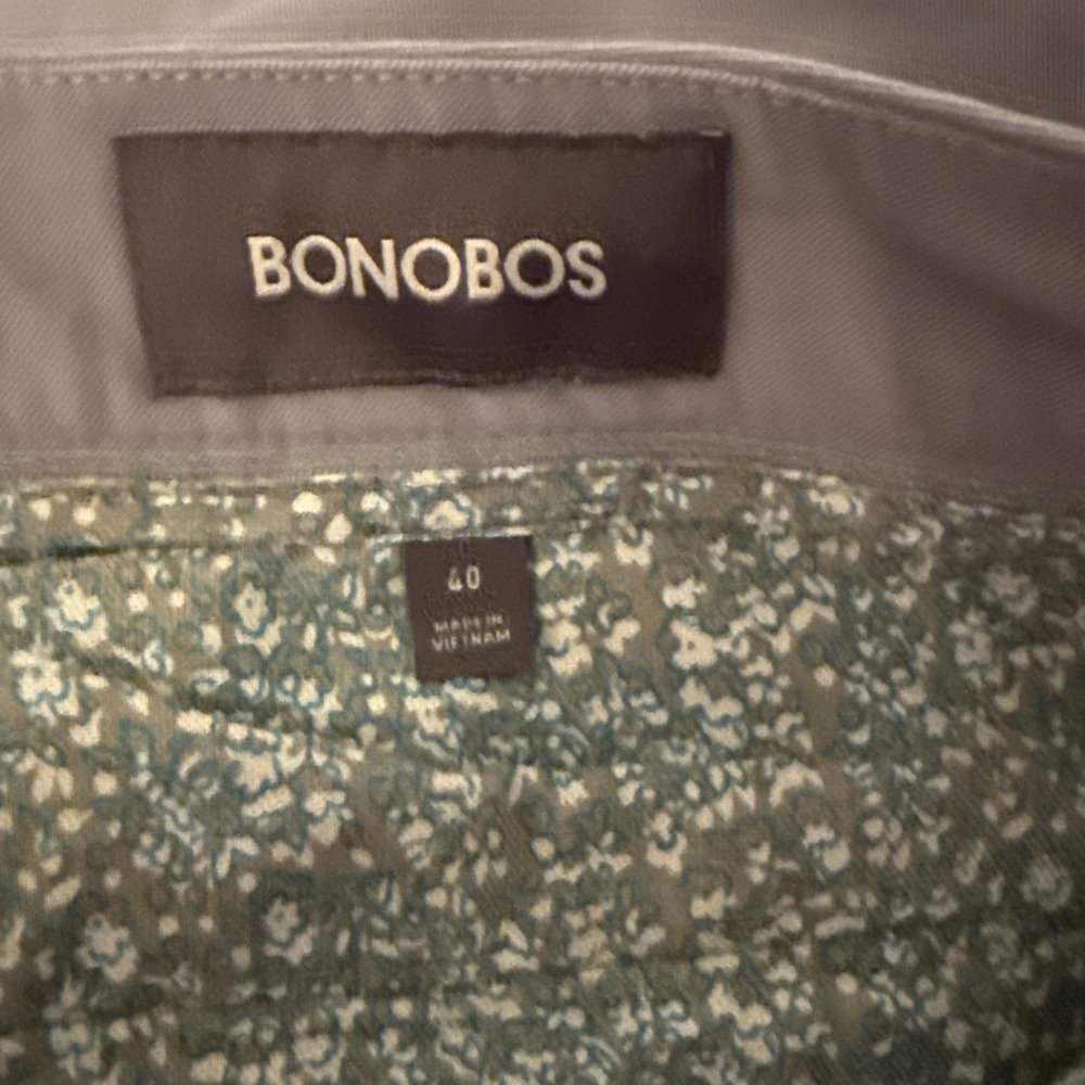 Bonobos Washed Chino Shorts Men's Size 40 Lavender 7 Inch Inseam Stretch Preppy - Picture 7 of 9